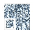 thumbnail image 6 of Stacy Garcia Home Coastal Blue Mod Palm Peel and Stick Wallpaper, 6 of 9