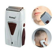 MesaSe Kemei Electric Shaver KM-3382 Rechargeable Head Can Be Washed for Shaving and Shaving Head USB Double Net Design Rechargeable