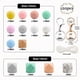 thumbnail image 2 of Silicone Beads, 120pcs Silicone Beads for Keychain Making, 2 of 5