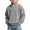 00-&Light Gray607, variant on Tiijoy Boys Full Zip Sweatshirt Casual Active Solid Plain Sweatshirt Jacket, Sizes 3-14