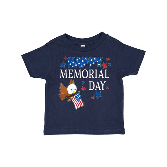 Inktastic Happy Memorial Day Eagle Boys or Girls Toddler T-Shirt