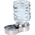 thumbnail image 1 of Fuente de agua para mascotas Etna de acero inoxidable 3L para perro y gato, 1 of 15