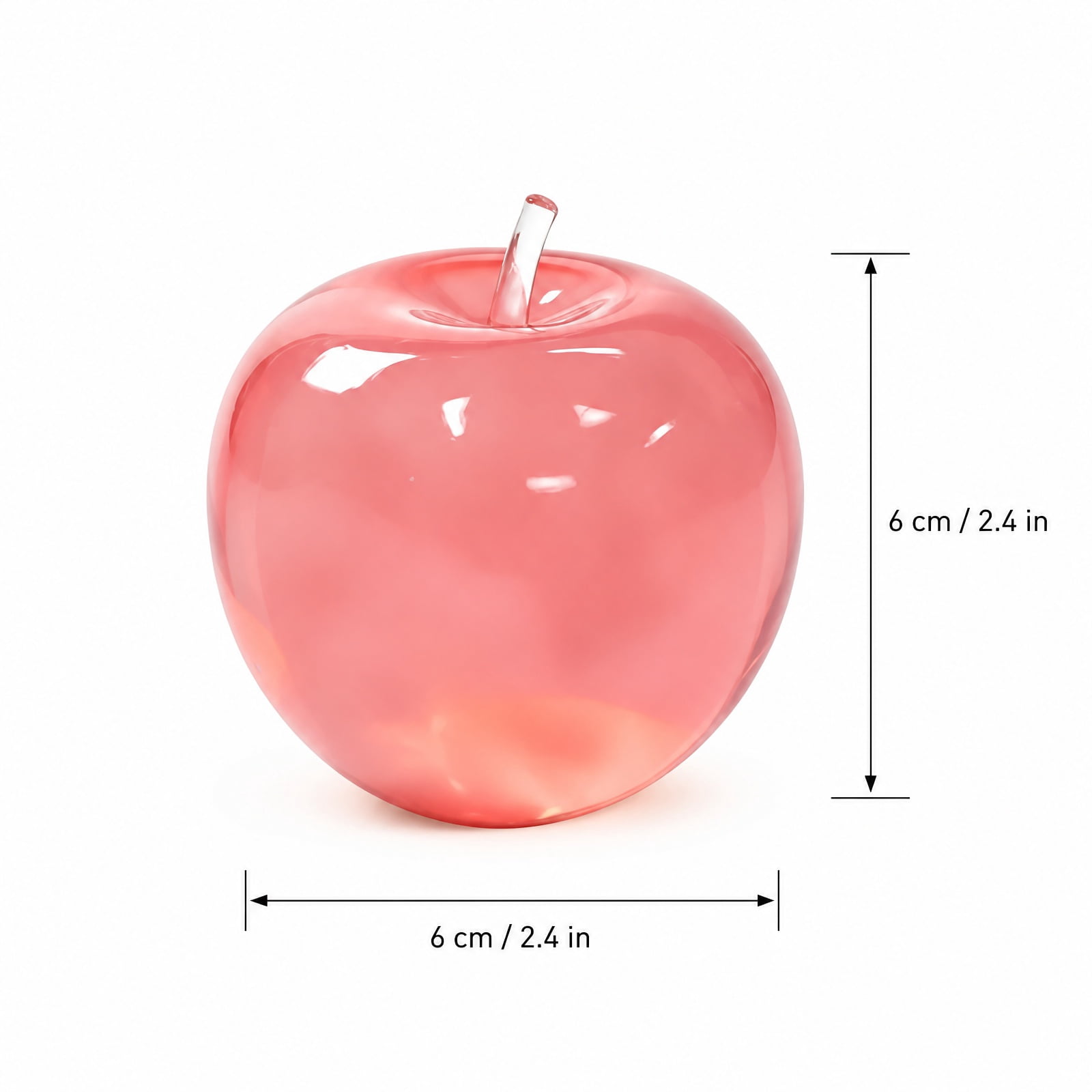 Pink Apple Squishy,Apple Squishies Stress - Realistic Slow Rising Fruit Fidget for Stress Relief & Anxiety Relaxation