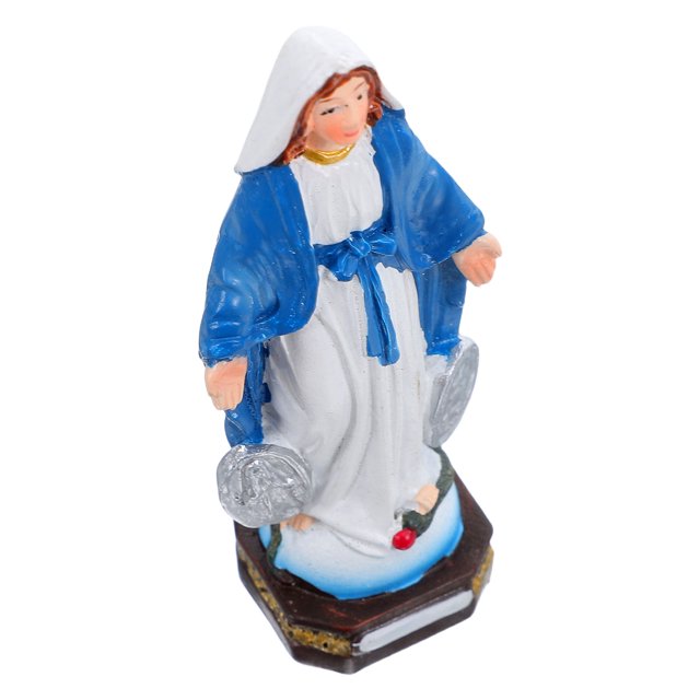 WEUVEB Estatua Católica De Resina Virgen Para Ambiente Religioso Y De Entrada