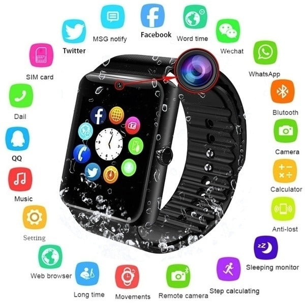 Bluetooth SmartWatch GT08 montre connectee for Android and iOS New model 2019 