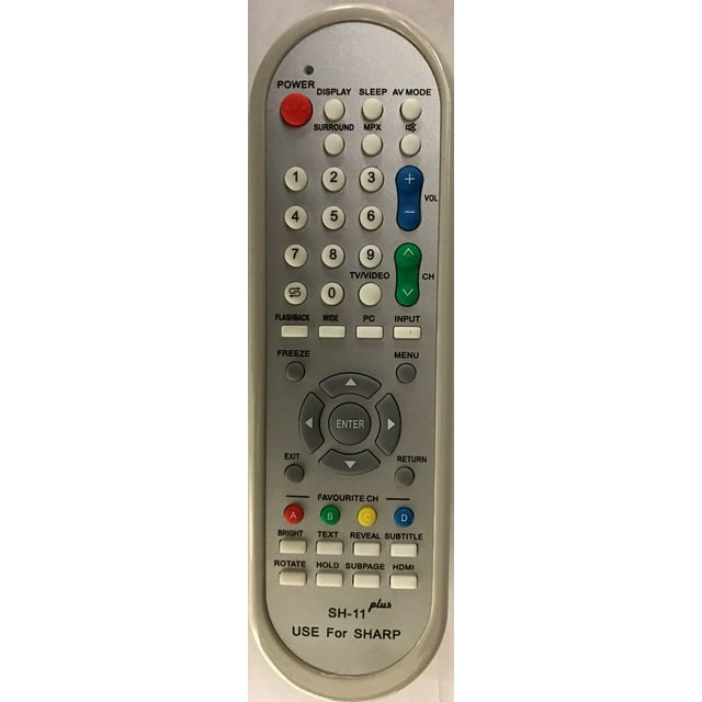 Replaced Sharp SH11 Remote Control Compatible with Sharp GA603WJSA