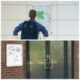 thumbnail image 3 of Lockable Notice Board 36"x24" Tamperproof Enclosed Display Board Whiteboard Cabinet for Wall Outdoor Use for Home Office Library, Community, Corridor, Wall-Mounted, Sliver Aluminium Framed, 3 of 8