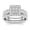 #4-S, variant on Gorgeous 18k Yellow Gold Plated Rings Women White Wedding Rings Sz 6-10-10-#14