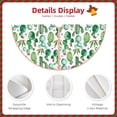 thumbnail image 3 of Rateoe Cactus Plants1 Pattern Christmas Tree Skirt with Ties , Christmas Tree Decorations, Farmhouse Christmas Decor Xmas Holiday Decorations-30", 3 of 6