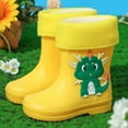 thumbnail image 2 of Fozruso Kids Shoes Short Rain Boots For Womens Ankle Rainboot Slip On Garden Boot Rubber Shoes,Sizes 9(2.5-3 Years), 2 of 5
