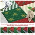 thumbnail image 5 of HOMERRY Xmas Rug Christmas Home Decor Area Rug Washable Non-slip 4' x 6' Modern Indoor Rug for Living Room Dining Room, Green/Red, 5 of 5