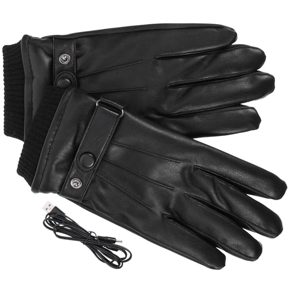 Motorcycle Gloves Power Supply Skiing Thermal Mitts Winter Warm Heated Mittens USB Heating