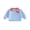 Blue, variant on BemeyourBBs Toddler Baby Boy Patriotic Sweatshirt Shirts Infant Baby Boys 4th of July Outfit USA Flag in Tractor Embroidery Long Sleeve Lapel Half Zipper Pullover Sweater Shirt Tops