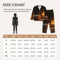 thumbnail image 4 of Pajamas for Women Set - Cozy Tree Hole Cabin Comfy Long Sleeve Button Up Pajama Sets for Women 2 Piece, Soft Sleepwear Nightwear Pjs Lounge Sets for Women with Pockets, 4 of 6