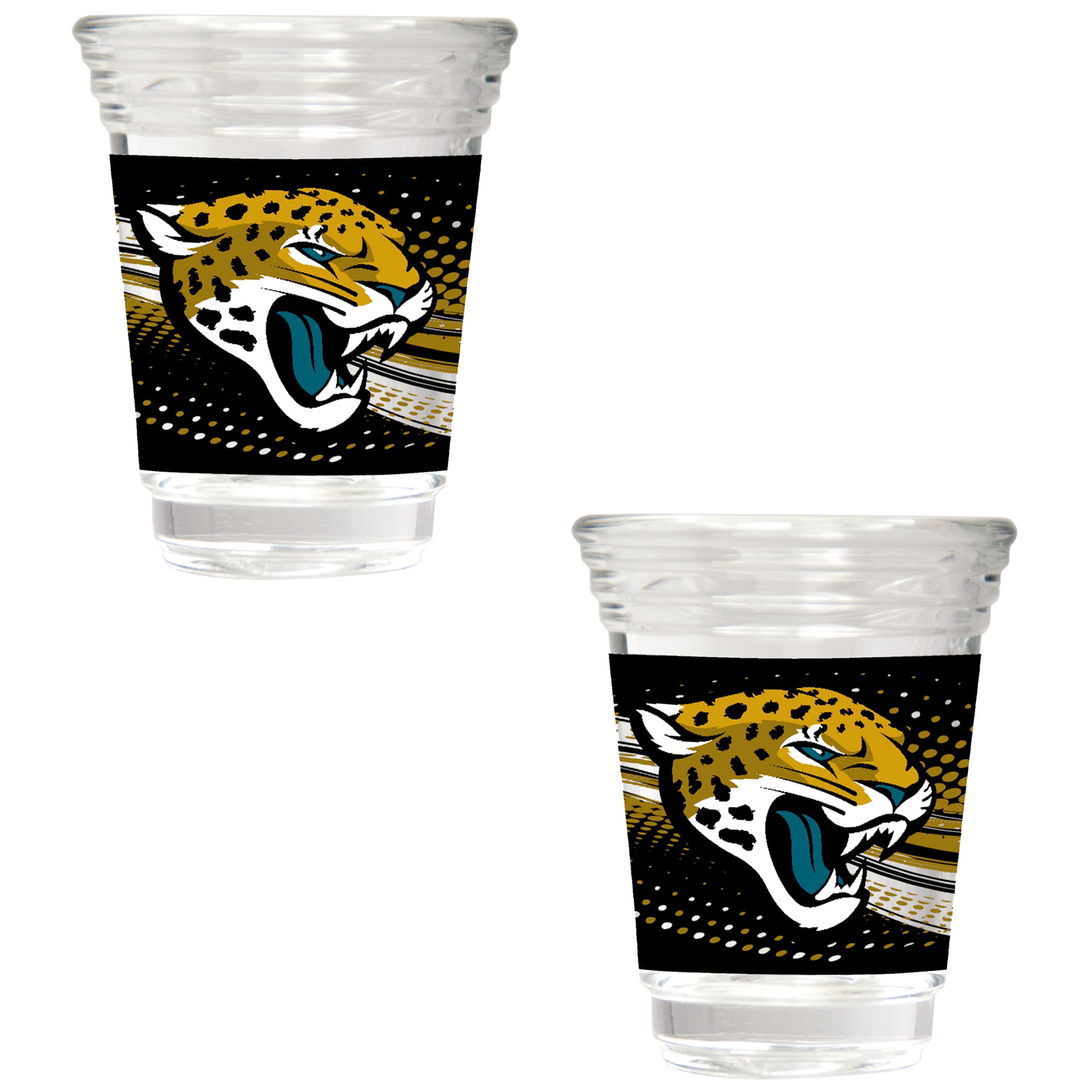 1-4 Pack Vinyl Drink Coasters Jacksonville Jaguars 