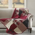 thumbnail image 2 of Woolrich Sunset Quilted Throw, 50x70", Red, 2 of 5