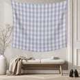 thumbnail image 5 of Purple Tapestry for Bedroom Wall Hanging Tapestry, Grid Checkered Plaid Gingham Lattice Trellis Ceiling Backdrop Tapestries Poster Blanket Wall Decor for Teens Room Living Room Dorm 39" x 59", 5 of 8