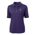 thumbnail image 2 of Women's Cutter & Buck Purple LSU Tigers Team Virtue Eco Pique Recycled Polo, 2 of 3