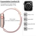 thumbnail image 5 of ZYX Slim Metal Mesh Band for Apple Watch, Women's 16mm Magnetic Loop Strap, Pink, 38mm/40mm/41mm/42mm(Series 11/10), 5 of 6