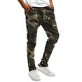thumbnail image 2 of Ernkv Cargo Pants for Men Soft Safety Full Pants with Pocket Camouflage High Waist Fashion Fall Winter Long Trousers Comfy Lounge Casual Army Green XL, 2 of 6