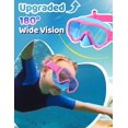 thumbnail image 4 of Gafas de natación Vvinca para niños con cubierta nasal, lentes antivaho de 3 a 15 años, 4 of 9