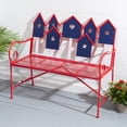 thumbnail image 4 of Americana Bird House Garden Bench, 4 of 4