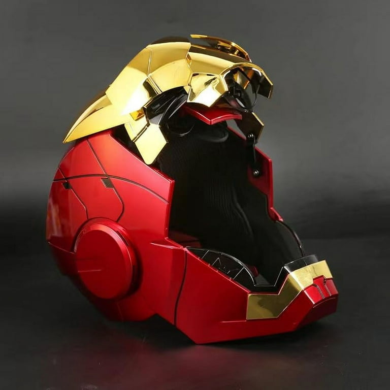 2023 Marvel Iron Man Autoking 1/1 Mk5 Helmet Remote And Voice Control Iron  Man Automatic Helmet Mask With Led Light Model Toy - AliExpress