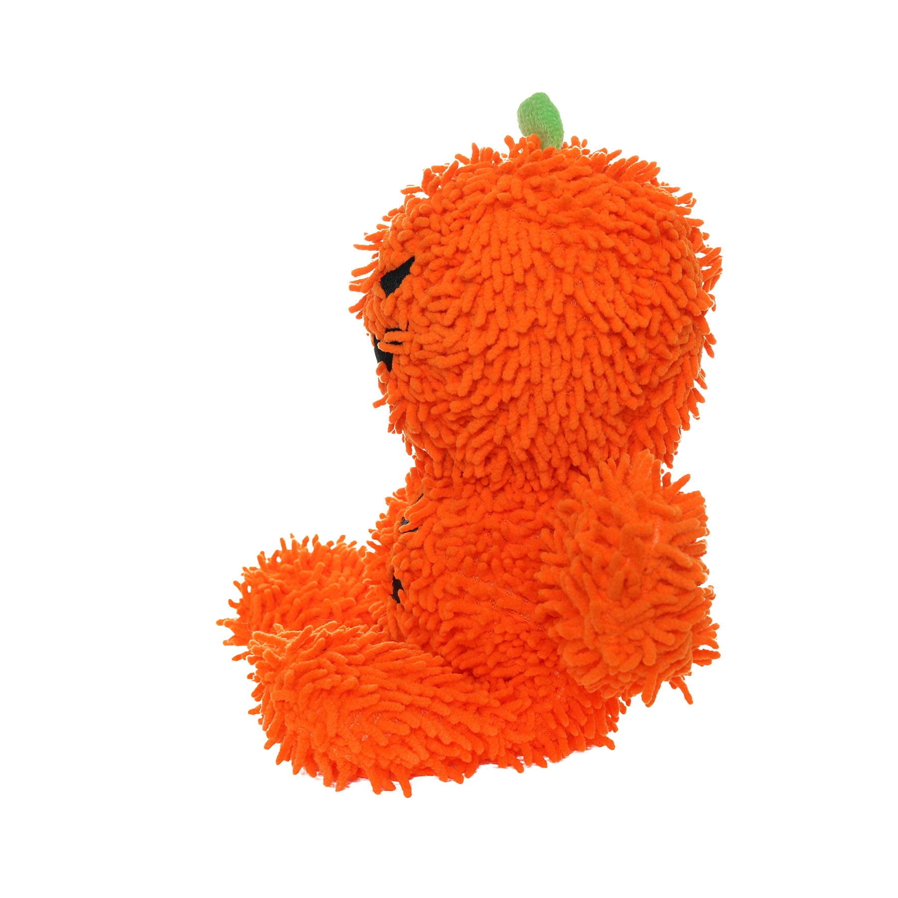 Mighty Microfiber Ball Pumpkin Man, Halloween Durable Squeaky Dog Toy