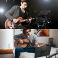 thumbnail image 6 of Donner Sheet Music Stand with Light, Portable Metal Tabletop Music Book Stand for Guitar, Ukulele, Violin, 6 of 7