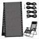 thumbnail image 2 of Tela de Repuesto para Silla con 4 Cuerdas Elásticas, Kit de Reparación de para Sillón Reclinable de Patio, Piscina Exterior A, 2 of 8