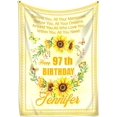 thumbnail image 2 of 50Th Birthday Gift, Birthday Blanket, 50Th Friendship Throws Blanket Gifts Birthday, Birthday Blanket for Women Daughter Grandma, Ladies Gifts for Birthday, Happy Birthday Friend Gift A1, 2 of 5