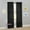 Black, variant on Set of 2 Sheer Voile Transparent Window Treatment Curtain Panel Drapes