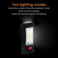 thumbnail image 5 of Luz de trabajo Led Cob, lámpara colgante con gancho plegable magnético, linterna de emergencia, 5 of 5