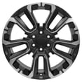thumbnail image 2 of OE Wheels CV68 22 Inch Rims and Tires Fit Suburban 1500 High Country Style 6x139.7 22x9 Satin Black with Milled Edge - Hollander 14088 - TerraMax RT 285/45-22 (Set of 4), 2 of 5