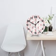 thumbnail image 5 of Kdxio Clock number Print Wall Clock,10 Inch Battery Operated Wall Clocks,Silent Non Ticking Small Analog Clock for Living Room,Office,Home,Bedroom,Kitchen,Bathroom, 5 of 7