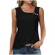 thumbnail image 1 of Camisetas de Cuello en V de las Mujeres sin Mangas Sólido Casual de Verano Camiseta de Poliéster Suave, Camisetas Básicas de Cuello en V de las Mujeres para la Capa de la Fiesta Diaria, 1 of 9