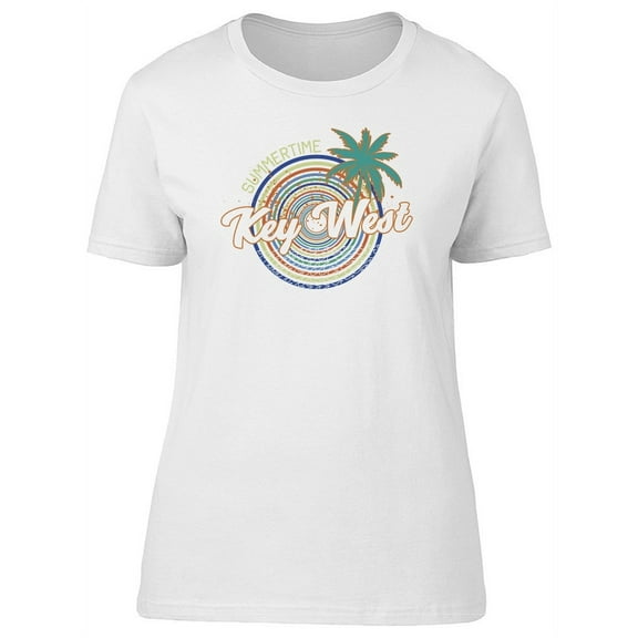 Palm Trees Key West Summertime T-Shirt Men -Image by Shutterstock, Male Large