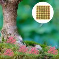 thumbnail image 3 of Miangastore Model Railway Grass Static Flower Tuft Rosy Plastic 36Pcs 10x10x0.8in, 3 of 8
