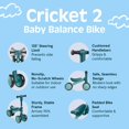 thumbnail image 3 of Bicicleta Balance Retrospec Cricket Baby Walker de 12 a 24 meses, 3 of 7