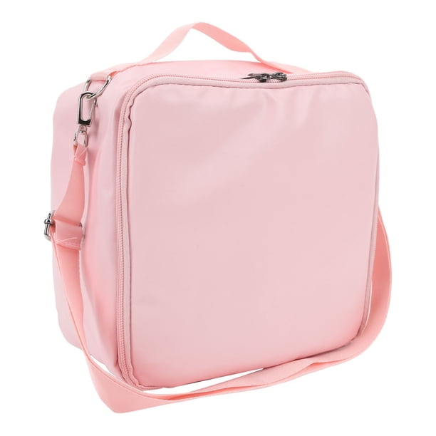 Bolso De La Lonchera Del Hombro, Bolso Aislado Rosa Del Almuerzo De La Capacidad Del Lage Para La Escuela