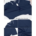 thumbnail image 6 of COOFANDY Men's Knit Short Sleeve Button Up Shirt Casual Summer Shirt Beach Vintage Shirts, 6 of 6