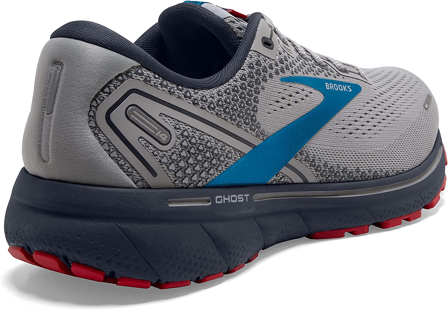 Brooks Ghost 14 Running Shoes Mens 12.5 Gray Blue Athletic Gym Jogging Walking Brooks Shoes Mens Size 14 Gray Mesh Running Low Top Sneakers  main image 2