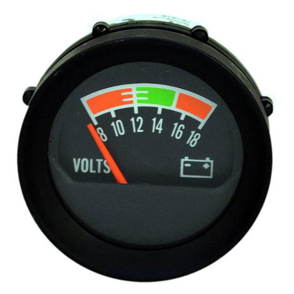 Faria Boat Volt Gauge VP0143A | Black 2 Inch