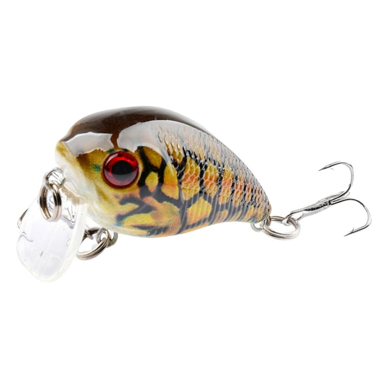 UDIYO 6.5g Fishing Lure Sinking Colorful Durable Natural Swimming Style  Moveable Crankbait Bright Color Lightweight Vivid Texture Hard Fishing Bait  Fishing Tool 
