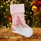 thumbnail image 5 of Calcetines de decoración navideña sin olor, fáciles de doblar para escaparates de tiendas y casas de campo. blanco, 5 of 9