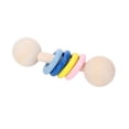 thumbnail image 2 of , Wooden Rattle, 360-degree  Soft Stimulating Sensory Child For Baby Four Rings,Five Rings, 2 of 8