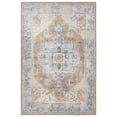 thumbnail image 3 of GLN Rugs Hopa - Indoor, Machine Washable Area Rug 6'6"x9'6" Turkish Brown Home Carpet, 3 of 8