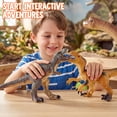 thumbnail image 6 of Joyfy 6 Pcs Jumbo Dinosaur Toys for Toddlers, Large Soft Dinosaur Figures with an Educational Book, Realistic Jurassic World Toys for Kids Ages 1-5, Big Dinosaur Toys for Christmas Birthday Gift, 6 of 9