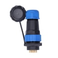 thumbnail image 4 of Enchufe De Cable De Aviación, Conector De Alimentación Impermeable AC380V Contactos De Cobre Resistentes A La Corrosión Para Comunicaciones Para Instrumentaciones, 4 of 7