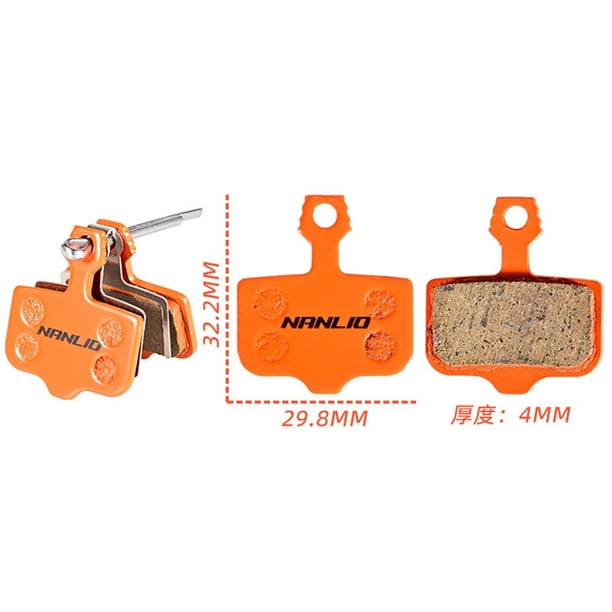 4 Paires Plaquettes De Frein Semi-métalliques Pour VTT – Compatibles Shimano M575, M525, T675, M445, C501, M495, M486, M485